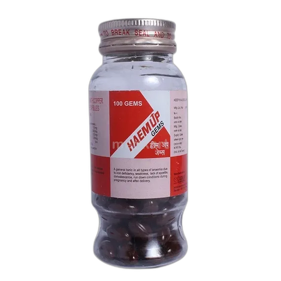 haem up gems capsule 100's